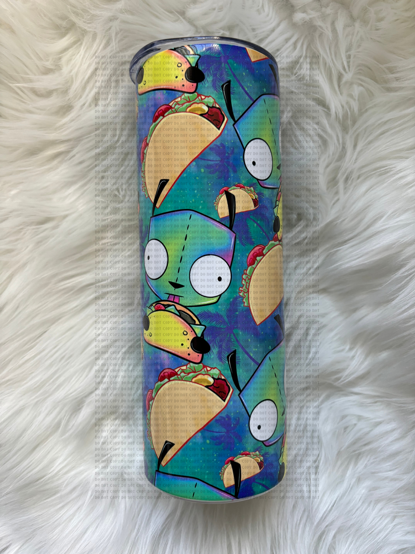 20oz Cartoon Gir Taco Tumbler