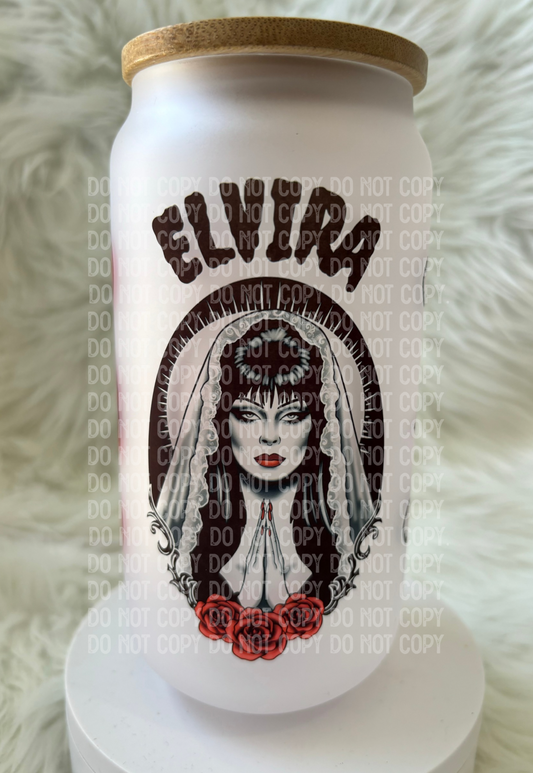 18oz El Vira Frosted Glass Tumbler