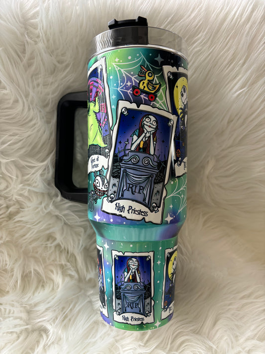 40oz Nightmare Inspired Tarot Tumbler