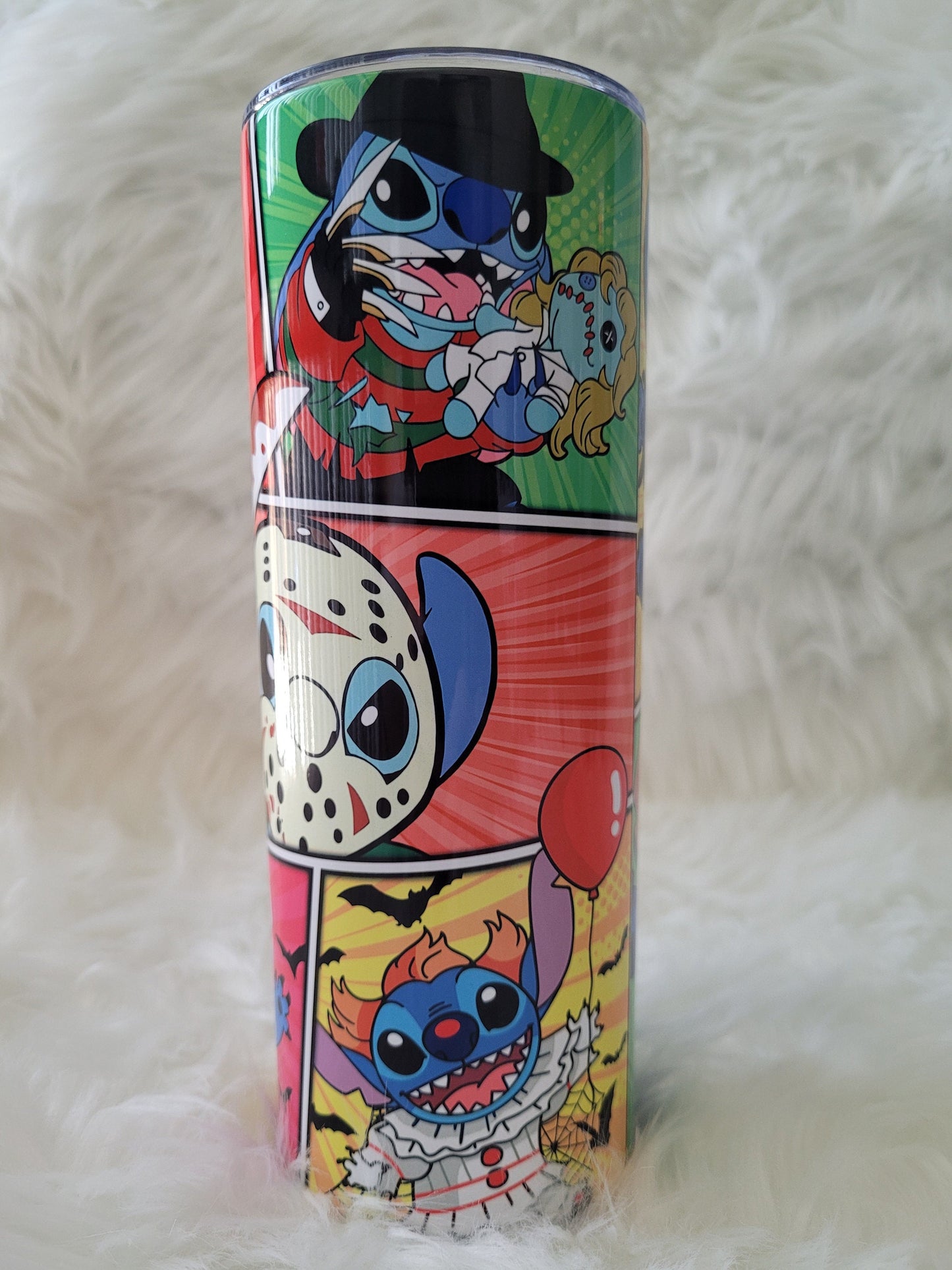 20oz Horror Cartoon Character Tumbler Travel Mug