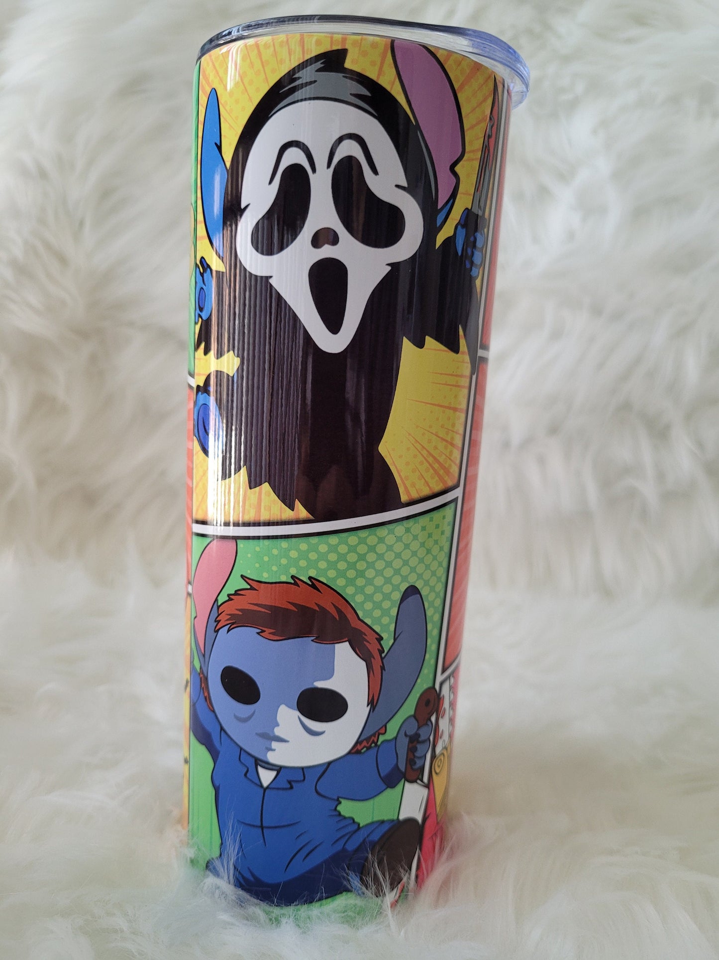 20oz Horror Cartoon Character Tumbler Travel Mug