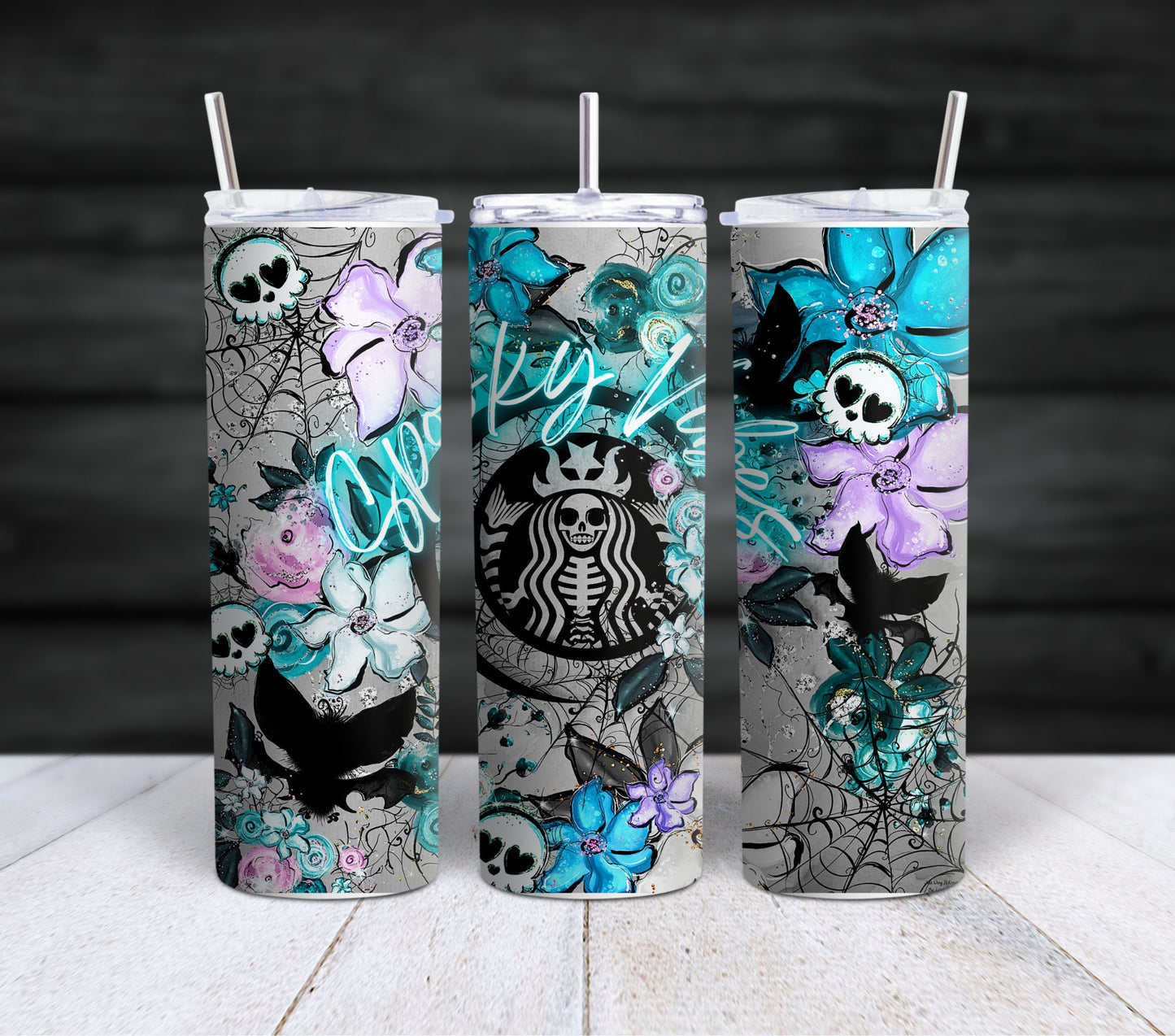 20oz Spooky Vibes Tumbler Travel Mug