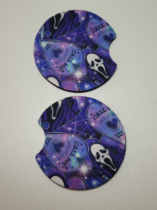 Galaxy Call Me Car Coasters