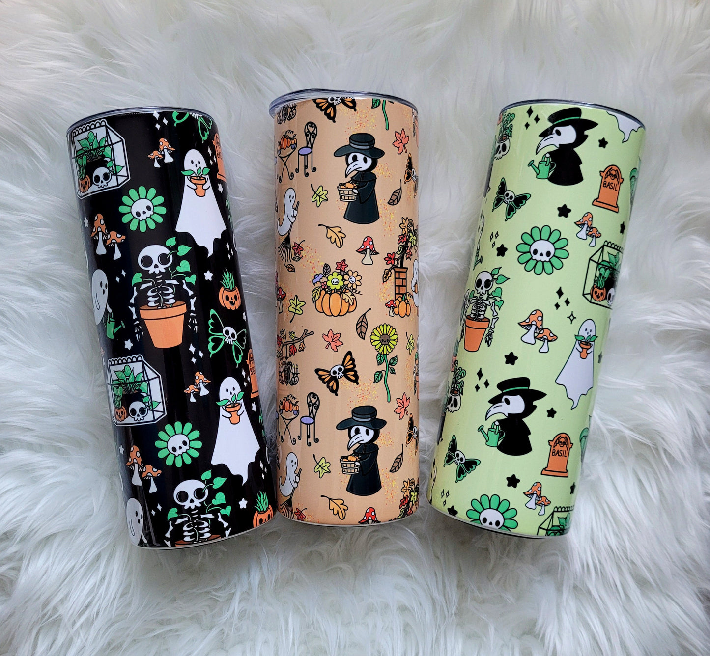 20oz Kawaii Spooky Garden Tumbler Travel Mug