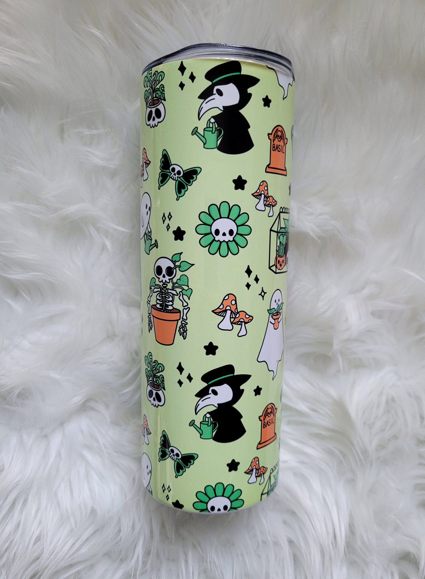 20oz Kawaii Spooky Garden Tumbler Travel Mug