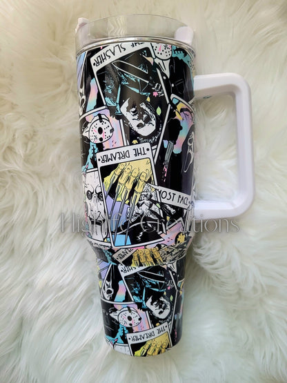 40oz Horror Tarot Tumbler