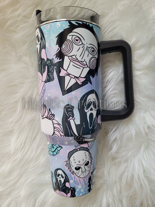 40oz Pastel Horror Tumbler