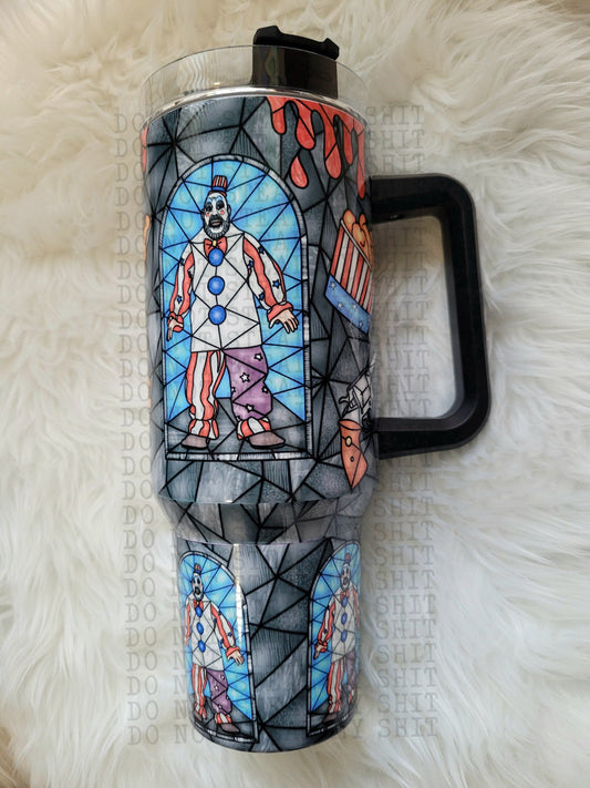 40oz Spaulding Inspired Stained Glass Tumbler