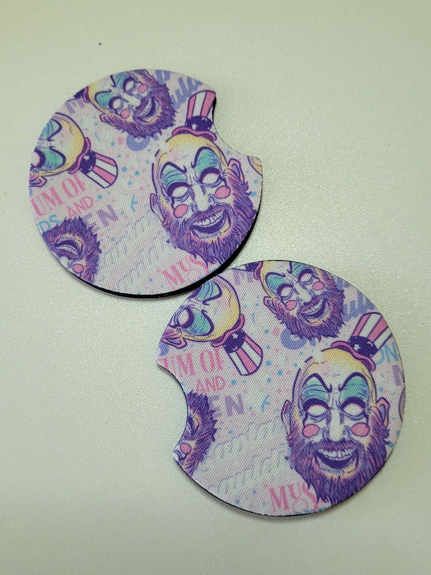 Pastel Captain Car Coasters