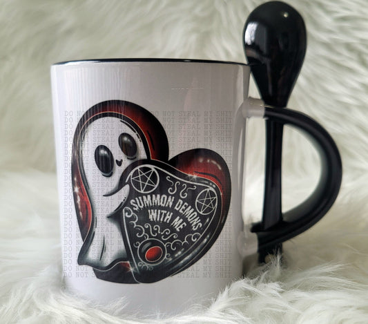 Summon Demons Coffee Mug w/ Spoon